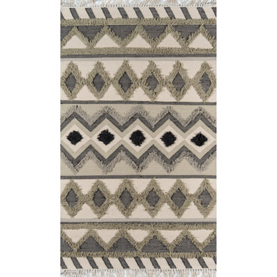 Wool Geometric Indoor Rug