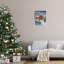 Holiday Wagon & Barn, art de la giclée encadrée par Ruane Manning-1295993056-1295993059