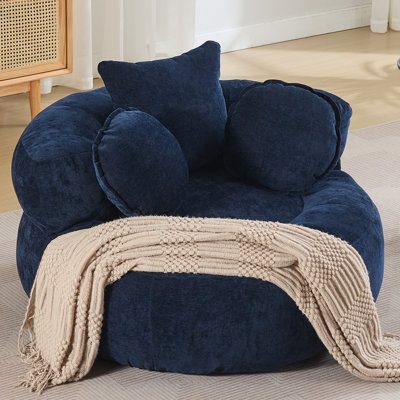 42" Low-Profile Floor Hugger Bean Bag Chai