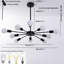 Plafonnier semi-encastré 27,6 po 10 lumières Parret-1858034570