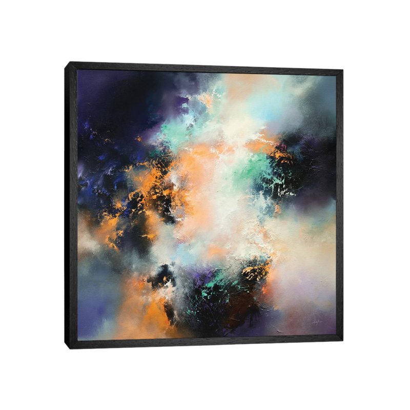 A Stubbornly Persistent Illusion by Christopher Lyter - Painting on Canvas, Black Framed Canvas