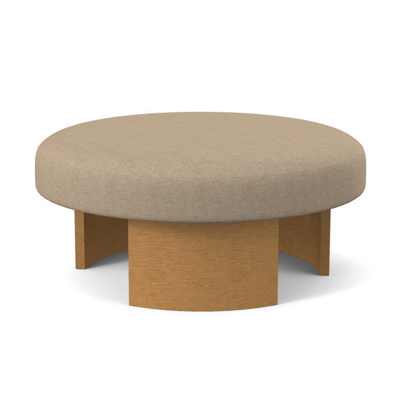 Repose-pieds Eclipse, Ambre, 100% polyester Elise lin