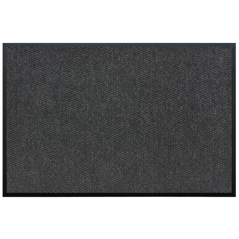 Tapis d'extérieur antidérapant Komuda, Rectangle 2 pi x 3 pi, gris