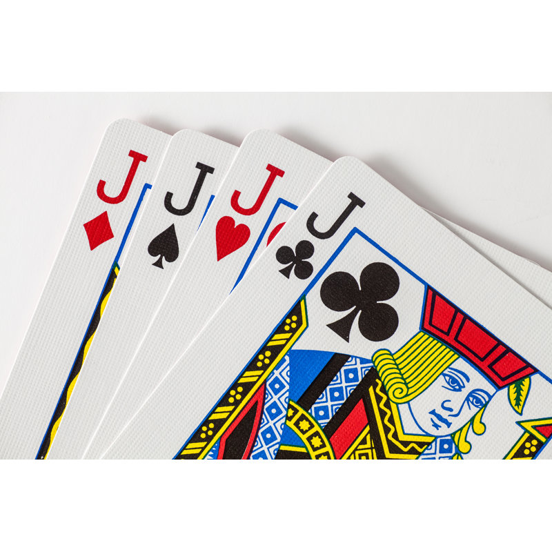 Playing Cards by Monitor6 - Wrapped Canvas Print, 81cm H x 122cm W x 3.8cm D