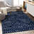 Tribal Geometric Washable Area Rug for Living Room & Bedroom, Non-Slip Moroccan Rug-343825025