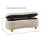Banc de rangement rabattable Taupe Voir ci-dessous