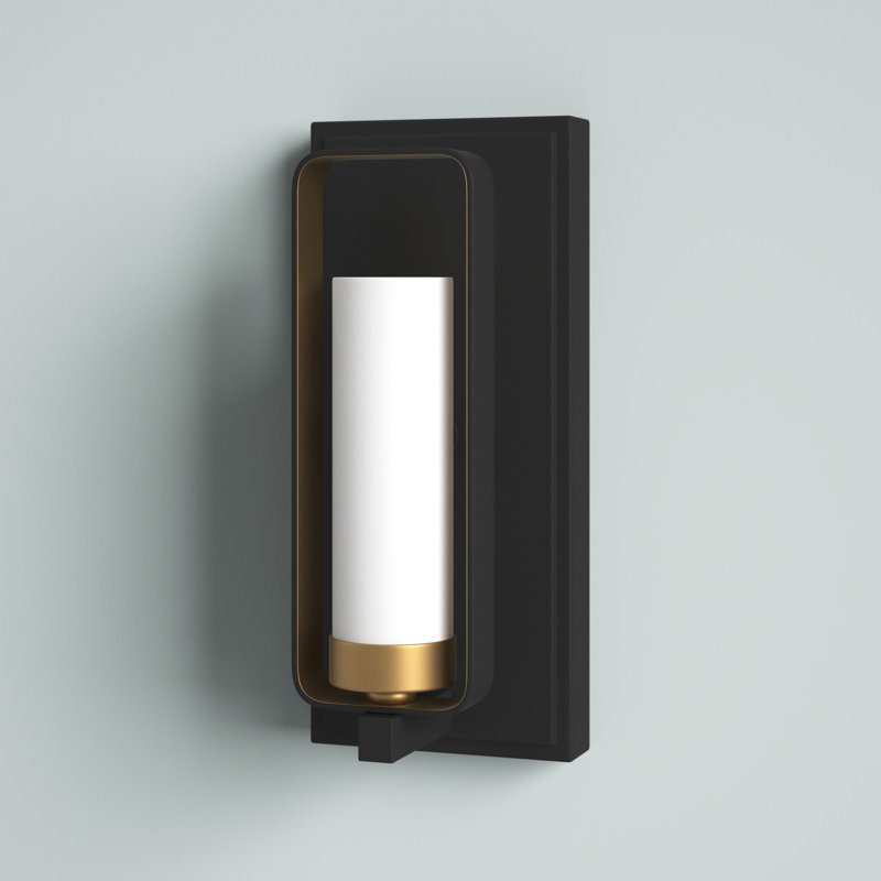 Iniguez Steel Armed Sconce, Bronze Gold