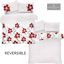 Floral Design Duvet Cover Set Polycotton with Pillowcases - Yarn Bedding-94832486-94832505