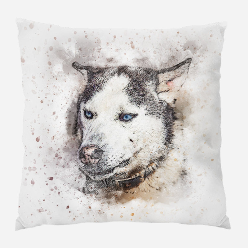 Coussin pour chien Mckeown, Microsuède, Intérieur