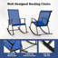 Chaise berçante en métal Octaviah