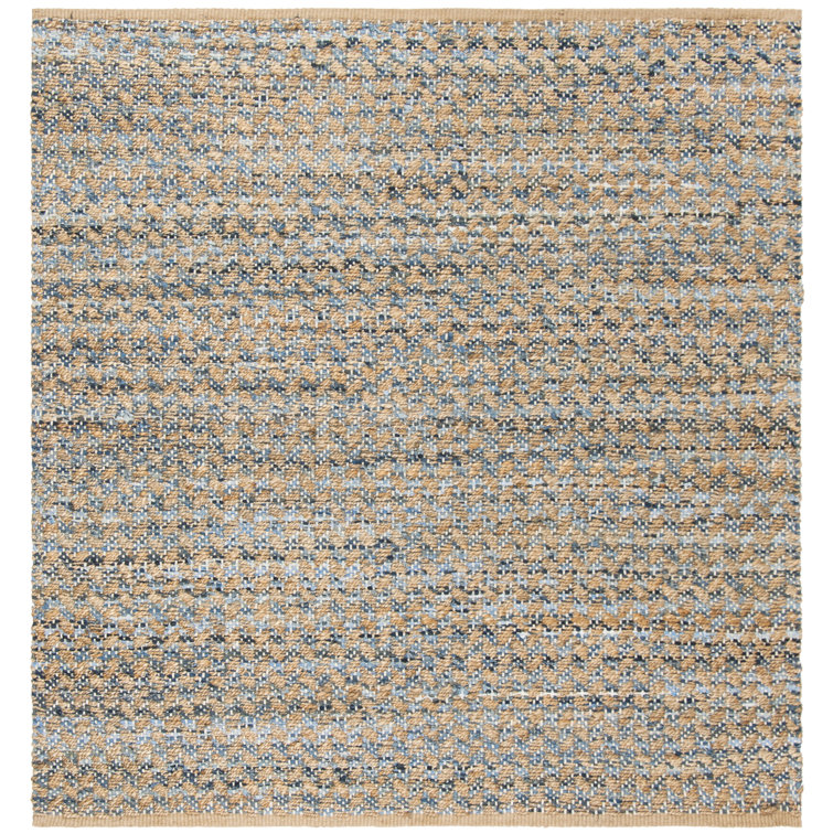 Reinheimer Handwoven Flatweave Jute/Sisal Blue/Natural Area Rug