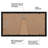 8X16 Collage Picture Frame To Display 3 Photos At Once - Black