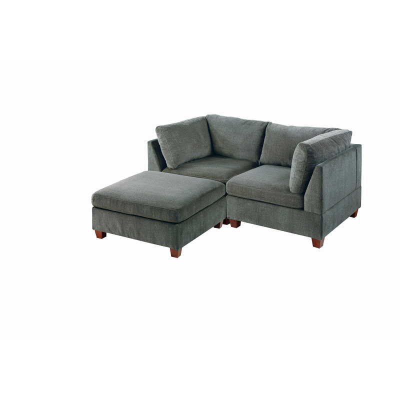Canapé modulaire en chenille 74 po