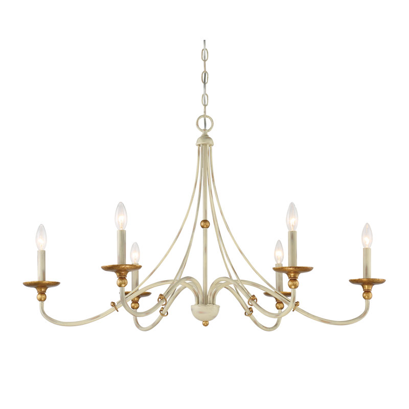 Everly Quinn Westchester County Sand Coal With Skyline Gold Chandelier, Gold