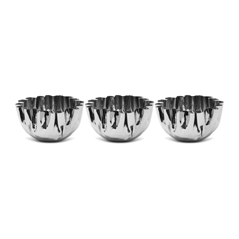 Takiesha Serving Bowl, Silver
