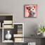  'Cute Pink Pig' by Rey Klimt Acrylic Glass Wall Art, 12" x 12"