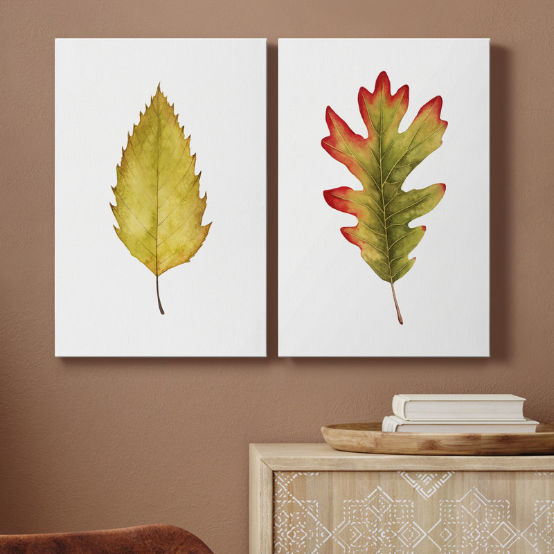 Fall Leaf Study I, toile tendue avec châssis de qualité supérieure - prête à être accrochée, H 60 po x l 80 po x P 1 po