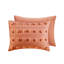Édredon très grand / très grand - Tissu de literie de couleur rouille avec détails confortables-118758498-118758499