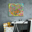 «Mandala Of The Heart» par Dean Russo, art mural sur toile