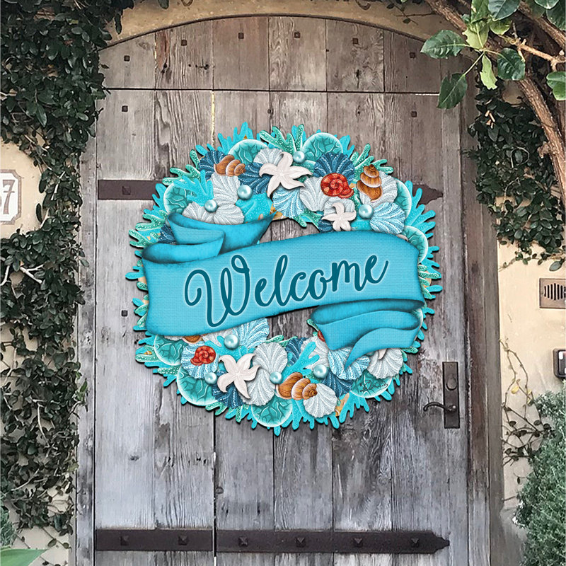 UV Resistant Wood Plants & Flowers Wall Decor