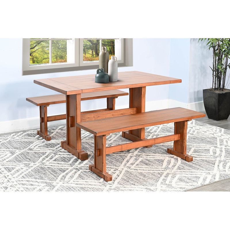 Deniela Solid Wood Base Dining Table