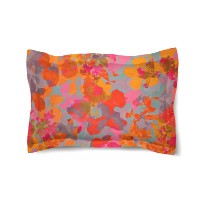 Laural Home Bright Garden Standard Duvet Sham