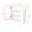 Armoire de salle de bain moderne à miroir - Conception murale avec rangement dissimulé-1823868072
