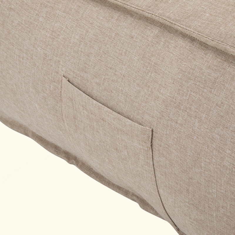 Fauteuil à billes d'extérieur, ensemble de 1, Tissu beige