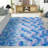Zelline Shag Performance Abstract Rug-2049333575