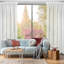 Jiya Semi Sheer Curtains Single Panel