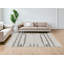 Tapis abstrait gris et ivoire-1122735941