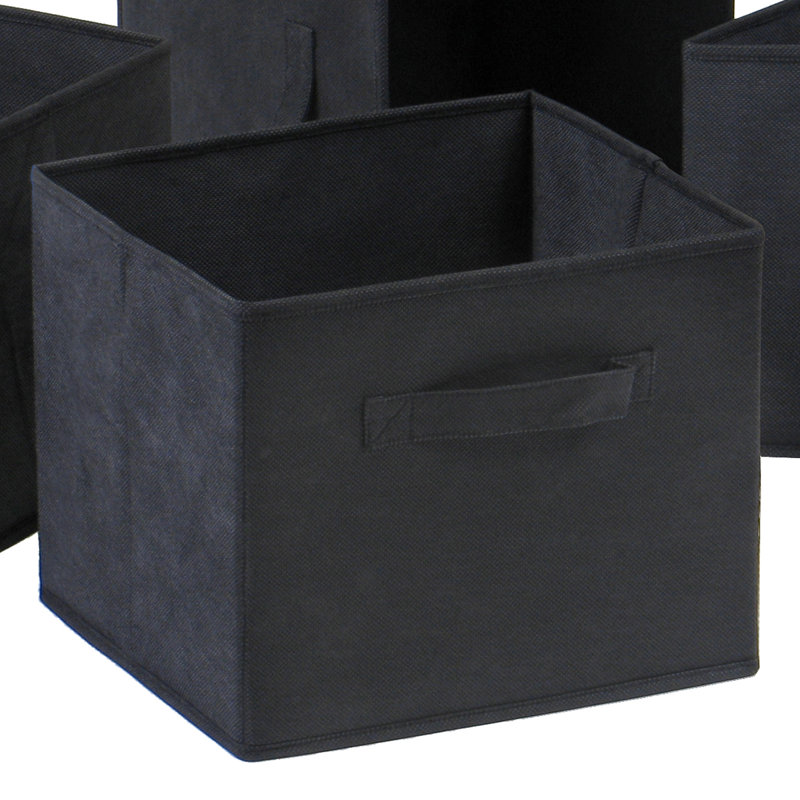 Cube de rangement Eleia, Noir