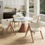 Petite table de salle à manger en pierre frittée pour 2 avec base sculpturale-1718521795-1718521804