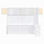 Lit escamotable double avec bureau et armoires en rotin, lit mural peu encombrant pour le bureau à domicile-902056704
