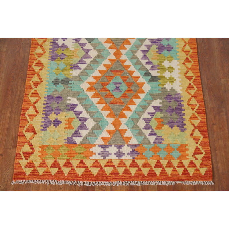 Tapis kilim en laine South Western