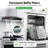 30" Ducted Wall Mount Range Hood 900 CFM with Voice/Gesture/Touch Control, 4-Speed Quiet Motor, Adjustable Chimney (19.6–39"), Dishwasher-Safe Stainless Steel Filters & Modern Tempered Glass Panel