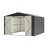 Outdoor Storage Shed 10X12 FT, Utility Metal Tool Storage With Lockable Doors And Updated Frame Structure, Large Metal Garden Shed For Backyard, Patio Lawn, Black-123950937-123950945
