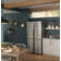 Haier 33" 16.4 Cubic Feet Energy Star Smudge-Resistant Built-in Bottom Freezer Refrigerator