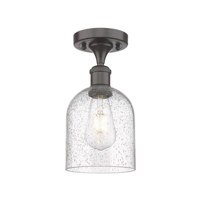 Ballston - Allysson - 1 Light 6" Semi-Flush Mount - Seedy Shade