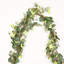 6 pieds de guirlande d'eucalyptus artificiel, chemin de table de vignes en guirlande de verdure pour décoration de manteau de mariage