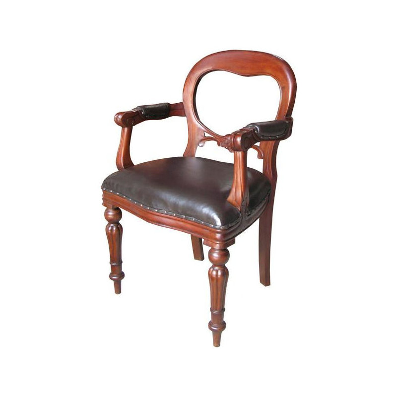 Upholstered Armchair, Wax Polish