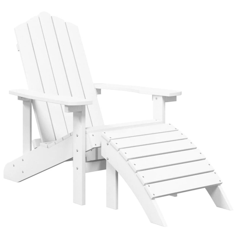 Coverty Outdoor Adirondack Set, White