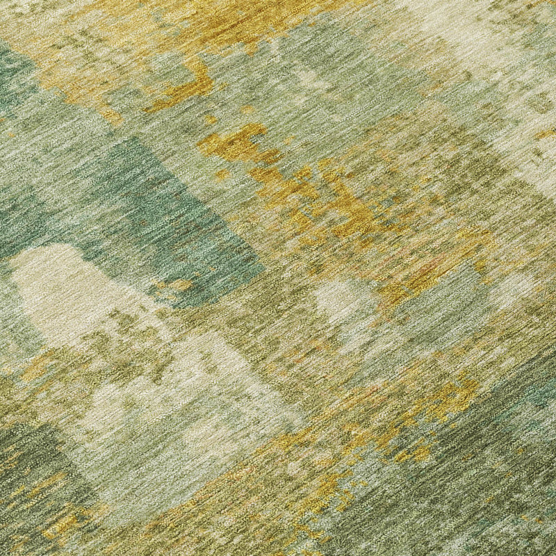Machine Washable Indoor/Outdoor Meredith ACN2147 Abstract Rug, Rectangle 10' x 14'