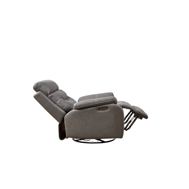 Fauteuil inclinable Liyasi Dual OKIN et pivotant à 240 degrés pour fauteuil inclinable, position infinie, appui-tête avec fonction d'alimentation