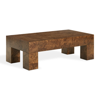 Betharose Burl Wood Coffee Table
