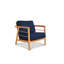 Aalto Teak Club Chair With Cushion In Melon-1861656210-1861656215