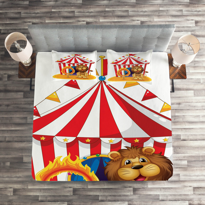 Polyester Coverlet, King Bedspread + 2 Shams
