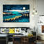 «Moonlit Blue Forest» sur toile-1097695155