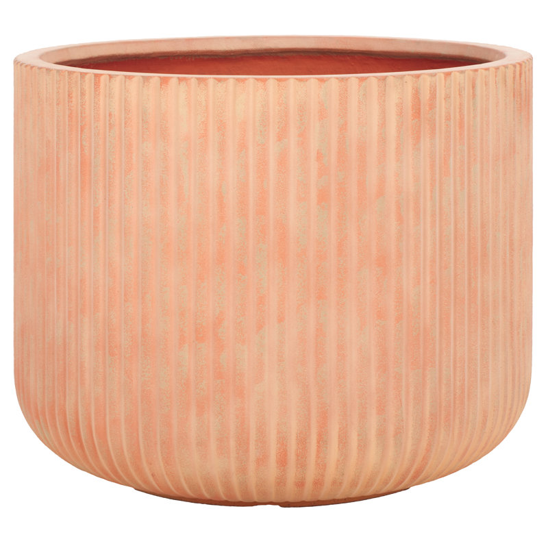 Handmade Concrete Pot Planter, Terracotta
