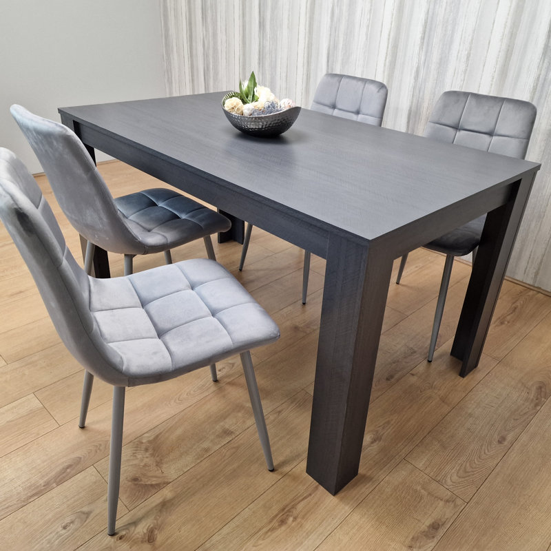 Mixtly 4 - Person Dining Set, 75cm H x 117cm L x 77cm W 